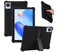KZIOACSH Case for Blackview Tab 20 WIFI, Lightweight Shockproof Soft Silicone Reinforced Corners Anti-Drop Anti-Scratch Rugged Tablet Cover with Adjustable Kickstand for Blackview Tab 20 WIFI,Black