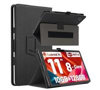 KZIOACSH Case for Cheerjoy A6H Tablet/ZIBATIS ZASA6H00/Ainmel 2024 11 inch Tablet, Full Coverage PU Leather Folding Stand Folio Auto Sleep/Wake Anti-Scratch Case with Pencil Holder and Wrist Strap
