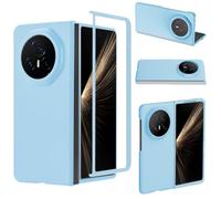 KZIOACSH Case for Honor Magic V5 5G, Flexible Ultra Slim Drop Protection Anti-Fingerprint Silky-Soft Touch Matte TPU Anti-Scratch Shockproof Bumper Skin Cover for Honor Magic V5 5G,Sky Blue