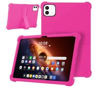 KZIOACSH Case for Honor MagicPad4/MagicPad 4 12.3 inch with Adjustable Kickstand, Lightweight Shockproof Soft Silicone Reinforced Corners Anti-Drop Anti-Scratch Bumper Cover, Rose Red