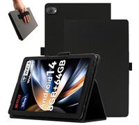 KZIOACSH Case for HotLight C10/Ainmel C10BK/Byxsb C10/Hakaug C10/Kotsren C11, PU Leather Folding Stand Folio Cover Auto Sleep/Wake Anti-Scratch Back Case with Pencil Holder and Wrist Strap