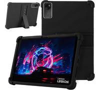 KZIOACSH Case for Lenovo Legion Tab Gen 5/Legion Y700 Gen 5 8.8inch, Lightweight Shockproof Soft Silicone Reinforced Corners Anti-Drop Anti-Scratch Rugged Tablet Cover with Adjustable Kickstand, Black