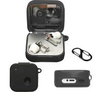 KZIOACSH Case for Nothing ear (3) 2025 with Carabiner, Ultra Slim Anti-Scratch Washable Protective Slicone Anti-Lost Sumdge-Proof Earphone Bumper Cover for Nothing ear (3) 2025, Black