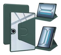 KZIOACSH Case for OnePlus Pad Lite, Ultra Slim Adjustable Kickstand Anti-Drop Anti-Scratch Shockproof Soft PU Leather+ Hard PC Rugged Back Cover with Pen Slot for OnePlus Pad Lite,Dark Green