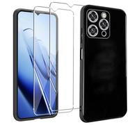 KZIOACSH Case for OUKITEL WP52, Flexible Ultra Slim Drop Protection Anti-Scratch Rugged Phone Cover Silky-Soft Touch Shockproof Anti-Fingerprint TPU Bumper Cover with 2 Tempered Glass Screen Protector