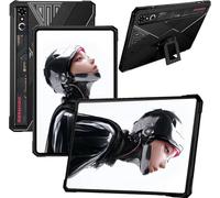 KZIOACSH Case for RedMagic Gaming Tablet 3 Pro/Astra Gaming Tablet with Kickstand, Lightwight Shockproof Air Cushion Corner Soft TPU+Hard PC Anti-Scratch Drop Protection Protective Bumper Cover,Black