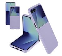 KZIOACSH Case for Samsung Galaxy Z Flip7/Galaxy Z Flip 7, Ultra Slim Shock-Absorption Matte Hard PC Non-Slip Grip Anti-Fingerprint Anti-Scratch Protective Tough Shell,Purple