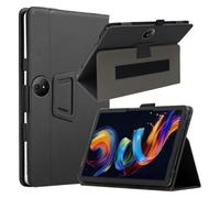 KZIOACSH Case for TCL Nxtpaper 11 Plus/TCL tab Nxtpaper 11 Plus 11.5 Inch, PU Leather Folding Stand Folio Cover Auto Sleep/Wake Anti-Scratch Back Case with Pencil Holder and Wrist Strap,Black