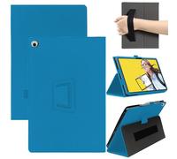 KZIOACSH Case for Wacom MovinkPad 11 with Pencil Holder and Wrist Strap, Full Coverage Soft PU Leather Folding Stand Folio Anti-Drop Shockproof Rugged Protective Cover, Sky Blue