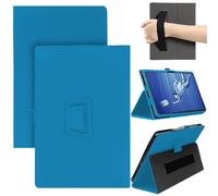 KZIOACSH Case for Wacom MovinkPad Pro 14 Tablet with Pencil Holder and Wrist Strap, Full Coverage Soft PU Leather Folding Stand Folio Anti-Drop Shockproof Rugged Protective Cover, Sky Blue