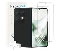 KZIOACSH External Screen Protector for Motorola Razr Fold, 2 Pack HD Clarity Elastic Edge Soft TPU Fingerprint Unlocking Scratchproof Bubble Free Protective Screen Guard