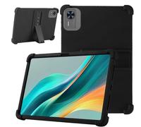 KZIOACSH for DOOGEE T36 12 Inch Case, Heavy Duty Shockproof Soft Silicone Rugged Back Cover Reinforced Corners Lightweight Anti-Drop Tablet Protective Case with Adjustable Kickstand,Black