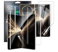 KZIOACSH Inner+Exterier Screen Protector for Honor Magic V5 5G, 2+2 Pack HD Clear Elastic Edge Soft TPU Fingerprint Unlocking Selfhealing Bubble Free Screen Guard Film for Honor Magic V5 5G
