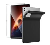 KZIOACSH Matte Back Case for Honor MagicPad4/MagicPad 4 12.3inch with 1 Pack Tempered Glass Screen Protector, Flexible TPU Ultra Slim Anti-Scratch Lightweight Silky-Soft Touch Anti-Drop Cover