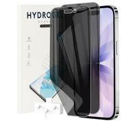 KZIOACSH Privacy Screen Protector for iPhone 17/iPhone 17 Pro, 2 Pack Ultra Slim Anti-Scratch Anti-Spy Protective Soft TPU Fingerprint Unlocking Scratchproof Bubble Free Screen Film, Not Glass