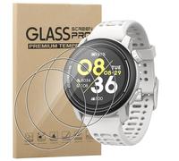KZIOACSH Screen Protector for COROS Pace 3/COROS Pace 2, 3 Pack 9H Hardness HD Clear Tempered Glass Ultra-Thin 2.5D Round Edge [Anti-Scratch] [Anti-Fingerprint ] [Bubble-Free] Protective Film