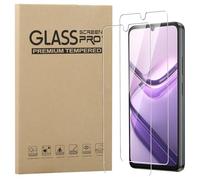 KZIOACSH Screen Protector for DOOGEE Note 58/Note 58 Pro/Note 59 Pro/Note 59, 2 Pack 9H Hardness HD Clear Anti-Scratch Tempered Glass Ultra Slim Oleo-phobic Coating Anti-Fingerprint Cover Film