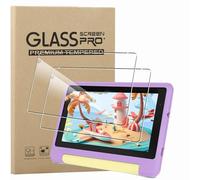 KZIOACSH Screen Protector for Freeski Kids Tablet/Freeski 1018 7 Inch, 2 Pack Ultra Clear Anti-Scratch Tempered Glass Film 9H Hardness Touch Sensitive Anti-Fingerprint Protective Screen Guard