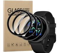 KZIOACSH Screen Protector for Garmin vivoactive 6/vivoactive 5, 3 Pack HD Clarity 3D Curved Edge Anti-Scratch Protective Film High Definition Transparent Anti-Fingerprint Shatterproof PET Screen Film