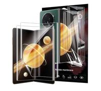 KZIOACSH Screen Protector for Honor Magic V5 5G/V3/V2 5G, 2+2 Pack Flexible TPU Full Coverage 3D Curved Edge Elastic Screen Protector HD Clear Anti-Scratch Self-Healing Film with Back Protective Film