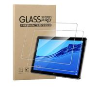 KZIOACSH Screen Protector for HUAWEI MediaPad T5 10 Inch, 2 Pack Ultra Clear Anti-Scratch Tempered Glass Film 9H Hardness Touch Sensitive Anti-Fingerprint Anti-Oil Protective Screen Guard