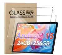 KZIOACSH Screen Protector for KINGRID T20/TABWEE T20/TABWEE Android Tablets 10 Inch Tablet, 2 Pack HD Clear Anti-Scratch Tempered Glass Film 9H Hardness Touch Sensitive Anti-Fingerprint Screen Guard