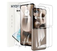 KZIOACSH Screen Protector for Motorola Razr 60 Ultra, 2+2 Pack Flexible Elastic Edge Soft TPU Screen Protector Full Coverage HD Clear Anti-Scratch Self-Healing Film with Back Protective Film