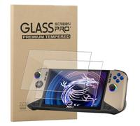 KZIOACSH Screen Protector for MSI Claw 8 AI+/MSI Claw 8 AI Plus, 2 Pack Ultra Clear Anti-Scratch Tempered Glass Film 9H Hardness Touch Sensitive Anti-Fingerprint Protective Screen Guard