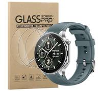 KZIOACSH Screen Protector for Oneplus Watch 2R/Oneplus Watch 2/Oppo Watch X, 3 Pack Ultra-thin [HD Clear] Anti-Scratch [NOT GLASS] Touch Sensitive Anti-Fingerprint Anti-Oil Self-Healing Soft TPU Film