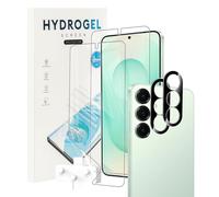 KZIOACSH Screen Protector for Samsung Galaxy S25 Plus 5G, 2+2 Pack HD Clarity Elastic Edge TPU Screen Protector Gel Scratchproof Bubble Free Protective Guard Film with Camera Lens Protector,Not Glass