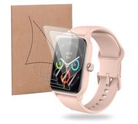 KZIOACSH Screen Protector for Smartwatch IDW13/IDW15/Fitpolo IDW19 /VRPEFIT IDW13/ IDW13/TOOBUR IDW13 1.8inch, 3 Pack Flexible HD Ultra-thin Anti-Fingerprint Self-Healing Screen Protector,NOT GLASS