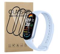 KZIOACSH Screen Protector for Xiaomi Band 9/Xiaomi Band 9 NFC, 3 Pack Full Coverage 3D Curved Edge Anti-Scratch [Not Glass] High Definition Transparent Anti-Fingerprint Shatterproof PET Cover Film