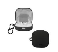 KZIOACSH Silicone Case for Redmi Buds 6 Active, Ultra Slim Anti-Scratch Anti-Lost Protective Earbuds Case Lightweight Washable Sumdge-Proof Earphone Skin Cover with Carabiner, Black