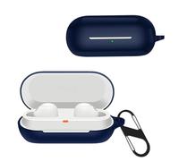 KZIOACSH Silicone Case for Sony WF-C700N, Ultra Slim Anti-Scratch Anti-Lost Protective Earbuds Case Lightweight Washable Sumdge-Proof Earphone Skin Cover with Carabiner for Sony WF-C700N, Blue