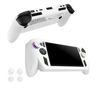 KZIOACSH Soft Siliocne Case for ASUS ROG Xbox Ally/ROG Xbox Ally X, Lightweight Full Protection Anti-Fingerprint Anti-Scratch Shock-Absorption Gaming Console Protective Rugged Bumper Cover,White