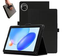 KZIOACSH Tablet Case for Blackview Tab 20 WIFI, Full Coverage Anti-Scratch Adjustable Folding Stand Lightweight Folio PU Leather Cover with with Pencil Holder and Wrist Strap,Black
