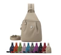 KZJXMH 2026 Premium 3 In 1 Anti-Theft Travel Tote Bag, Waterproof 2-Way Commuter Bag, Large Capacity Multi-pocket Convertible Crossbody Bags For Hiking, Traveling, And Shopping(Khaki)