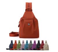 KZJXMH 2026 Premium 3 In 1 Anti-Theft Travel Tote Bag, Waterproof 2-Way Commuter Bag, Large Capacity Multi-pocket Convertible Crossbody Bags For Hiking, Traveling, And Shopping(Orange)