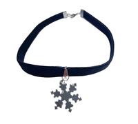 KZL Halloween Red Black Velvet Choker Necklace for Women Gothic Bat Skull Star Snowflake Pendant Necklace Christmas Halloween Theme Costume Praty Jewelry Festival Gifts, Acrylic, Agate