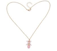 KZL Pink Ballerina Ballet Shoes Pendant Necklaces Crystal Ballets Dancer Charm Necklace for Women Adjustable Bow Bowknot Necklace Dance Recital Jewelry Costume Accessories Christmas Gifts