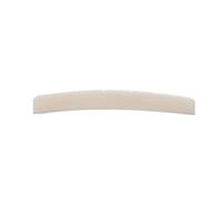 Kznifmk 1 Piece Real Slotted Bone Nut for 6 Strings TL Electric Guitar (Bottom Flat/R7.25/R10 42MMx3.2MMx5.6MM)