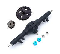 Kznifmk 1 set Metal Differential Gear Front Rear Wave Box Hydraulic Transmission Box & 1pcs Spur Main Gear 62T Gear