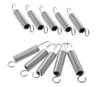 Kznifmk 10 Pack Steel Scissor Spring Silver Stainless Steel for Pruning Shears Small Spring Replacement Spring for Pruning Shears