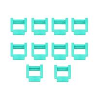 Kznifmk 10 PCS PCIE Riser Card Retainer Vertical Mount Locker 1X 16X PCIE Cable Extender for Mining ETH BTC Riser-Light Blue