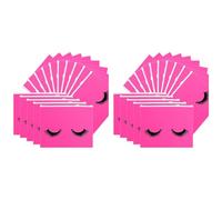 Kznifmk 100 Pieces Eyelash Aftercare Bags Plastic Makeup Bags Toiletry Makeup Pouch Cosmetic Travel with Zipper M