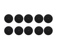 Kznifmk 10Pcs Ultra-Thin Anti-Static Lp Vinyl Turntable Record Player Pad for Phonographs Flat Soft Mat Record Slipmat Mat Pad