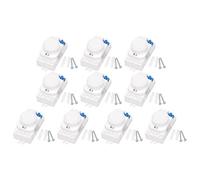 Kznifmk 10X 5.8GHz HF System LED Microwave 360 Degree Motion Sensor Light Switch Body Motion Detector