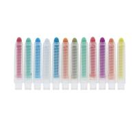 Kznifmk 12PCS Colored Chalk Dust-Free Chalk with Holder The Best Art Tool for Blackboard Kids Children Drawing Writing for Teachers Students