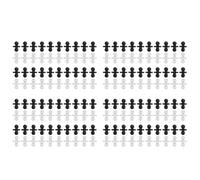 Kznifmk 160 Pcs Divider Aquarium Suction Cup Holders for Fish Tanks Glass Cover Separating Divider Support Clip Bracket