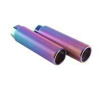 Kznifmk 2 Pcs Aluminum Alloy Foot Stunt Peg for Bike 3/8Inch Axle Footrest-Lever Cylinder Grip Non-Slip Axle Foot Pegs Easy Install